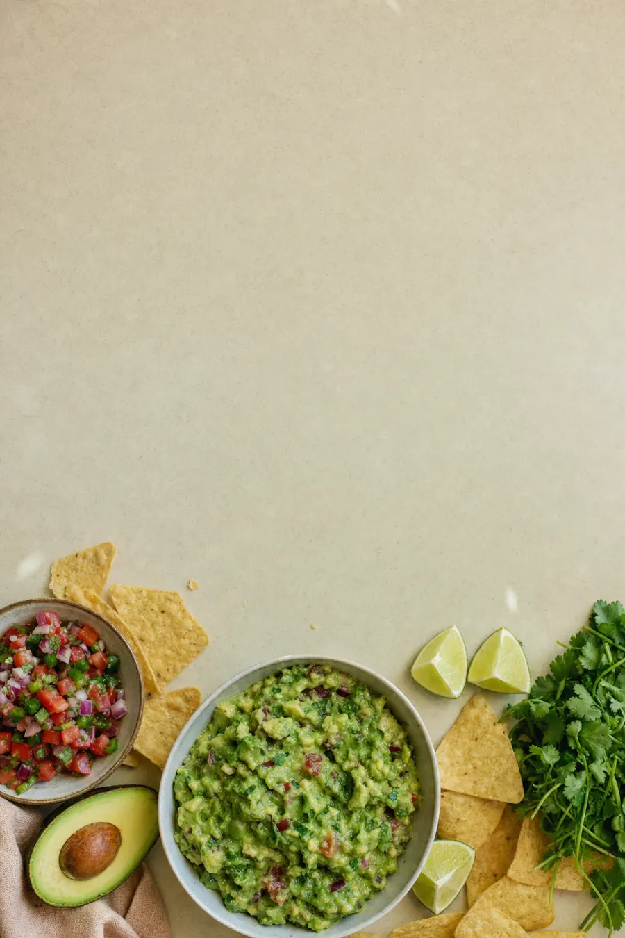 Snacks laid out on a kitchen counter